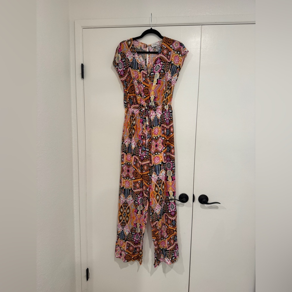 Emily Wonder Vibrant Print Jumpsuit | NWT | Size Small